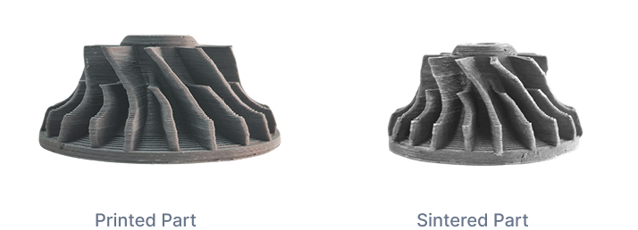 Impeller 3D printed on ThinkMetal™ systems